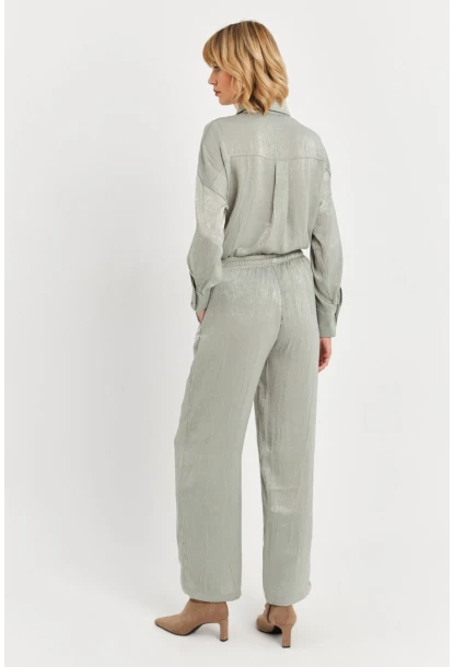 Kadın Mint Saten Pantolon MCAR1128