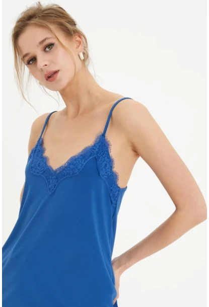 Kadın Saks Dantelli Atlet LPP5008