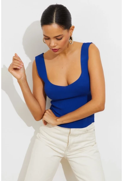 Kadın Saks Triko Atlet YV117