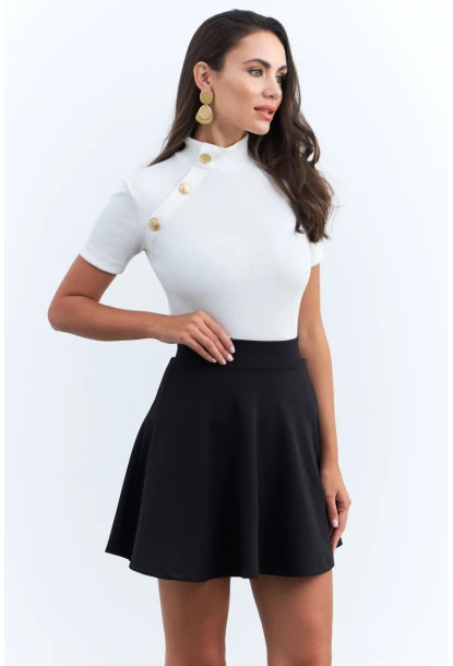 Kadın Siyah Mini Etek ELT3240