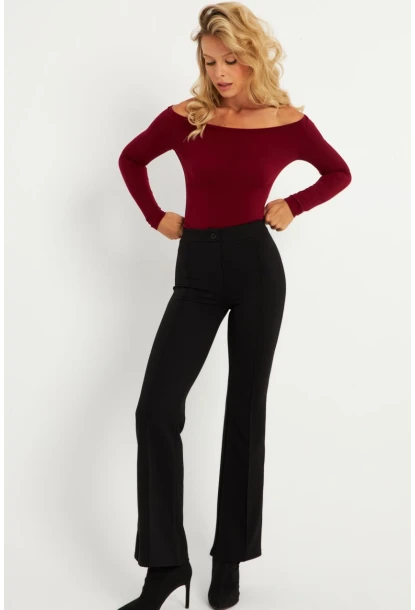 Kadın Siyah Pantolon ELT3262