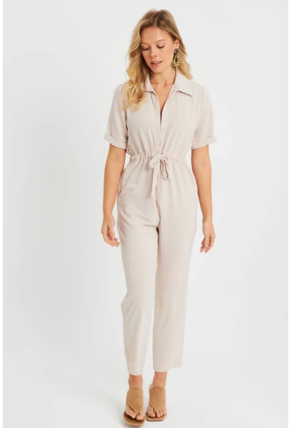 Kadın Tulum Vanilya Q985