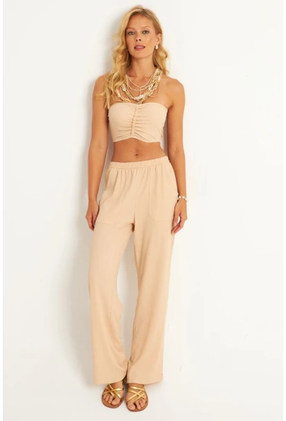 Kadın Vanilya Alt Üst Bürümcük Takım XL2002