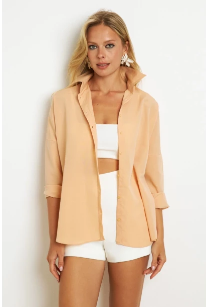 Kadın Vanilya Basic Gömlek K1251