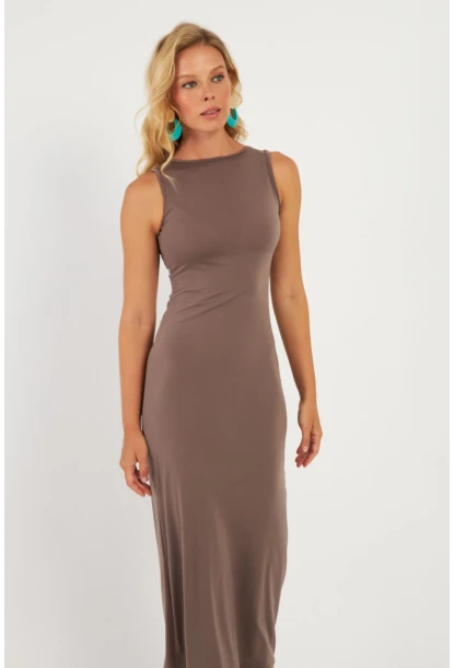 Kadın Vizon Basic Elbise DMR2433