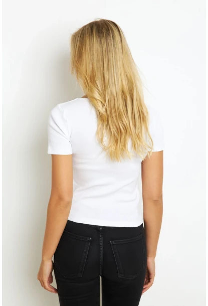 Kadın Beyaz Kaşkorse Bluz AYD325