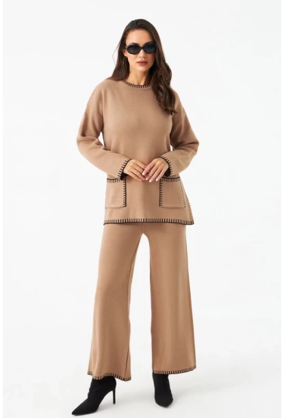 Kadın Camel Alt Üst Takım MMK61