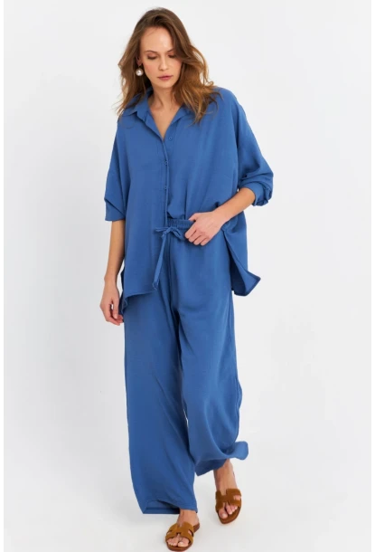 Kadın İndigo Basic Alt-Üst Pantolon Takım MRU6931