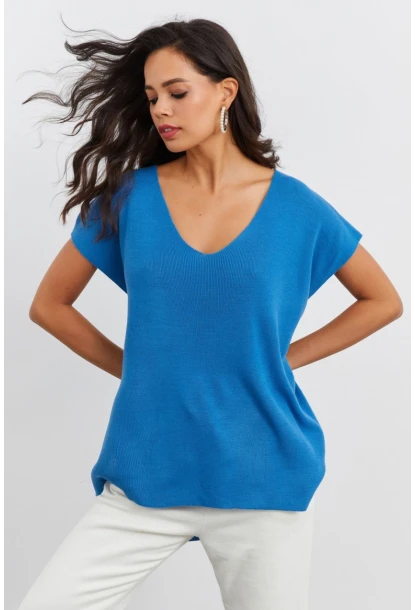 Kadın İndigo Süveter YV101