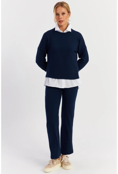 Kadın Lacivert Alt Üst Takım YLE19