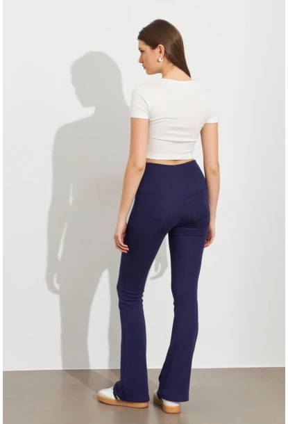 Kadın Lacivert İspanyol Paça Tayt ATS60