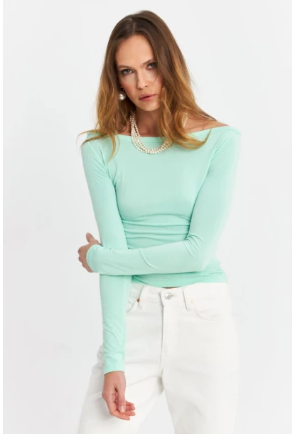 Kadın Mint Bluz HOR13