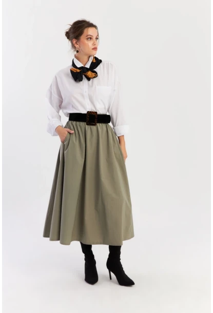 Kadın Mint Çan Etek ELA3951