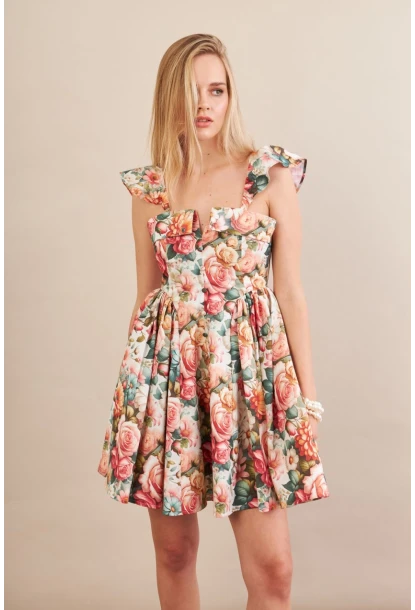 Kadın Multi Midi Dokuma Elbise PSG1010