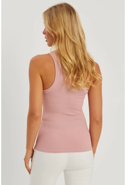 Kadın Pudra Fitilli Bluz AYD317