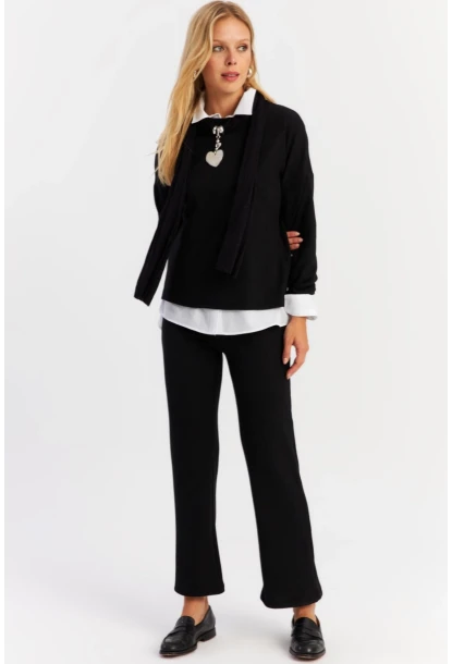 Kadın Siyah Alt Üst Takım YLE19
