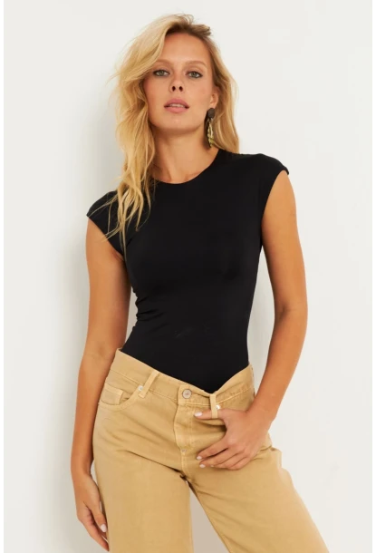 Kadın Siyah Bluz LPP1281