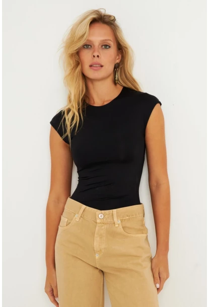 Kadın Siyah Bluz LPP1281