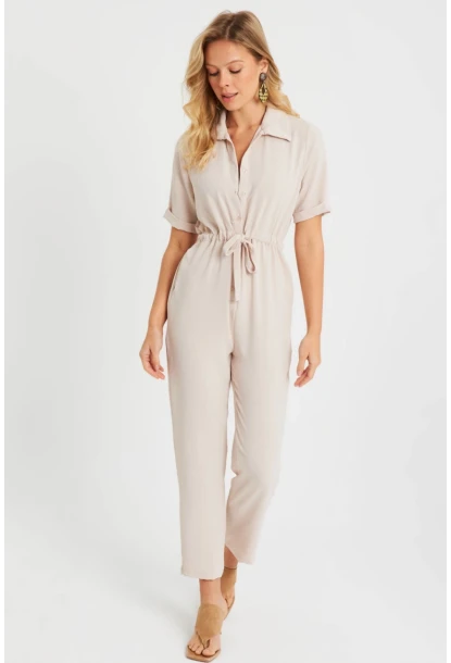 Kadın Tulum Vanilya Q985