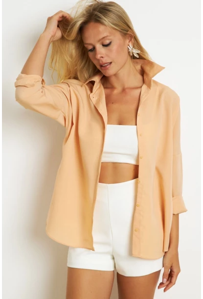 Kadın Vanilya Basic Gömlek K1251