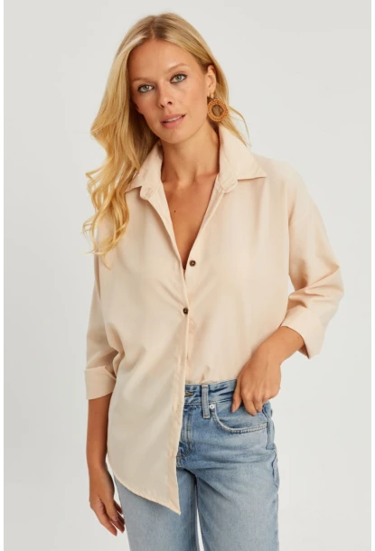 Kadın Vanılya Gömlek Q987