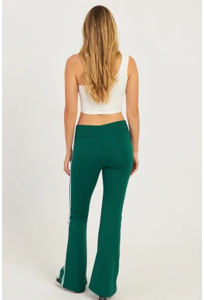 Kadın Yeşil İspanyol Paça Eşofman Altı SF2542