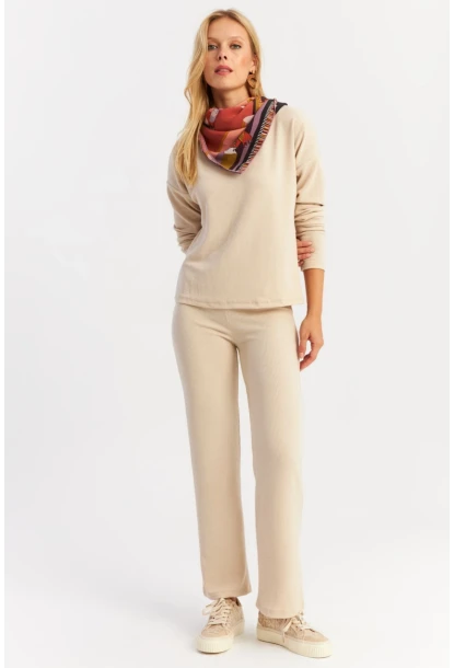 Kadın Bej Alt Üst Takım YLE19