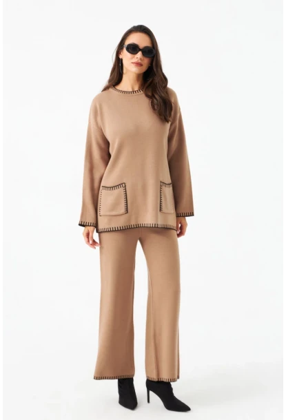 Kadın Camel Alt Üst Takım MMK61