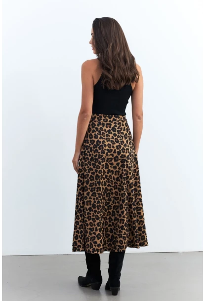 Kadın Camel-Siyah Çan Etek MLON3005