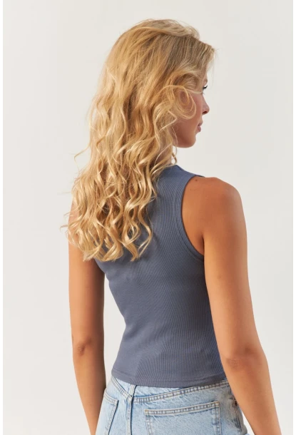 Kadın Füme Patlı Kaşkorse Bluz MK02