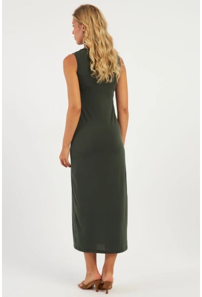 Kadın Haki Basic Elbise DMR2433