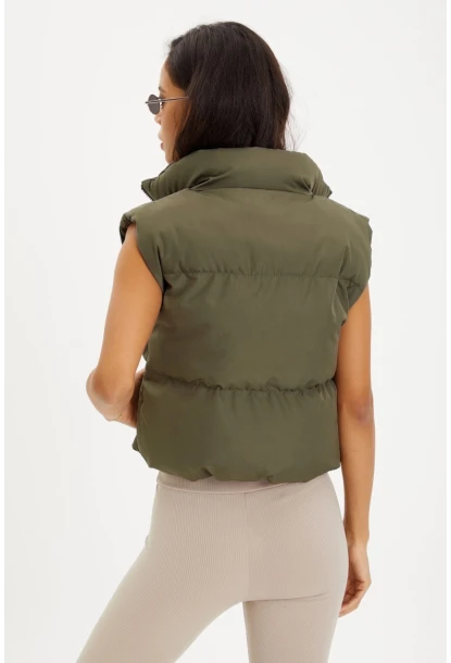 Kadın Haki Şişme Yelek DAF4910