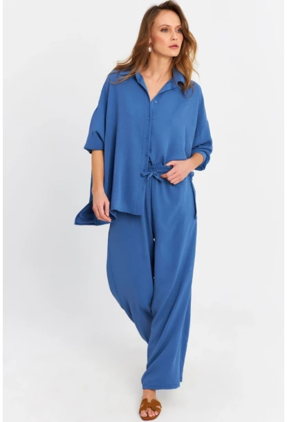 Kadın İndigo Basic Alt-Üst Pantolon Takım MRU6931