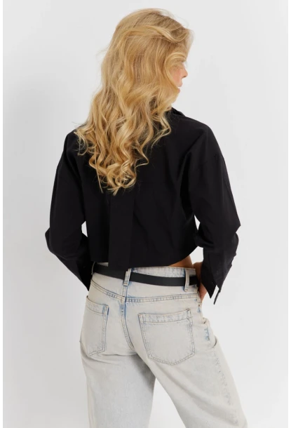 Kadın Siyah Kısa Ceket CNG115