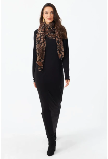 Kadın Siyah Maxi Elbise MLİK65