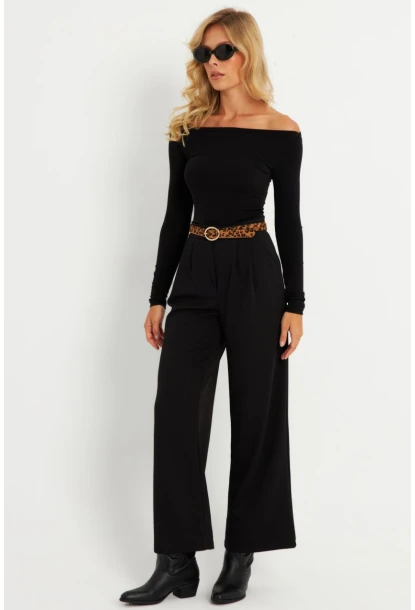 Kadın Siyah Pantolon ELT1016