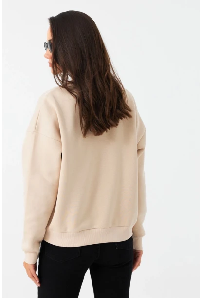 Kadın Vanilya Baskılı Sweatshirt MPP6429