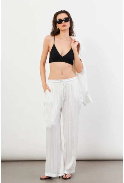 Kadın Beyaz Lizbon Pantolon CAR1185