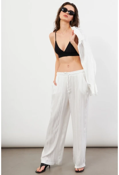 Kadın Beyaz Lizbon Pantolon CAR1185