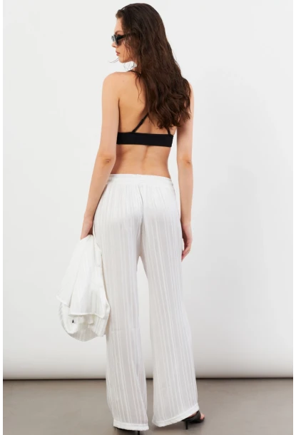Kadın Beyaz Lizbon Pantolon CAR1185
