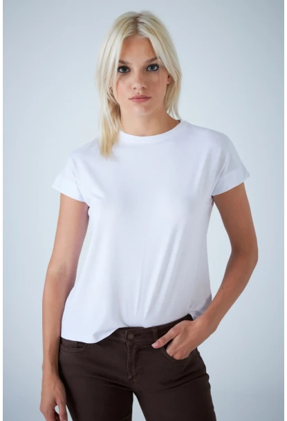 Kadın Beyaz T-Shirt LPP1314