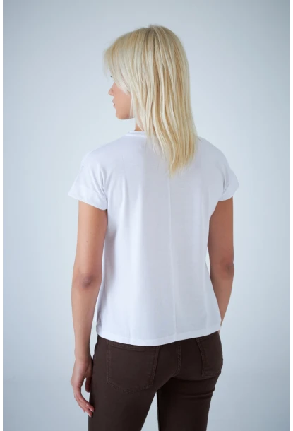 Kadın Beyaz T-Shirt LPP1314