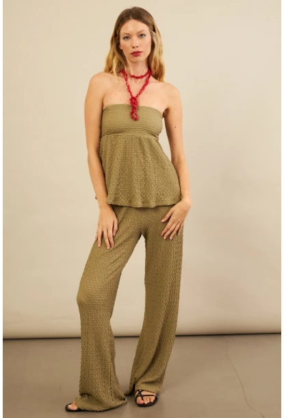 Kadın Çağla Bubble Alt Üst Takım FLU337