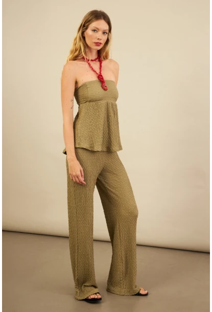 Kadın Çağla Bubble Alt Üst Takım FLU337