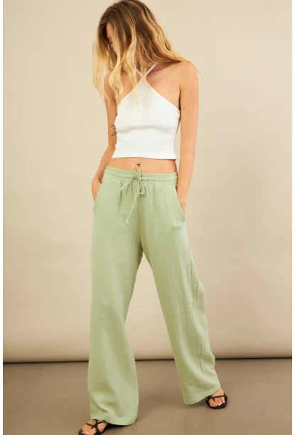 Kadın Çağla Müslin Pantolon FRO1004