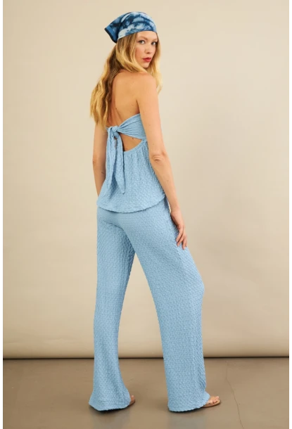 Kadın Mavi Bubble Alt Üst Takım FLU337