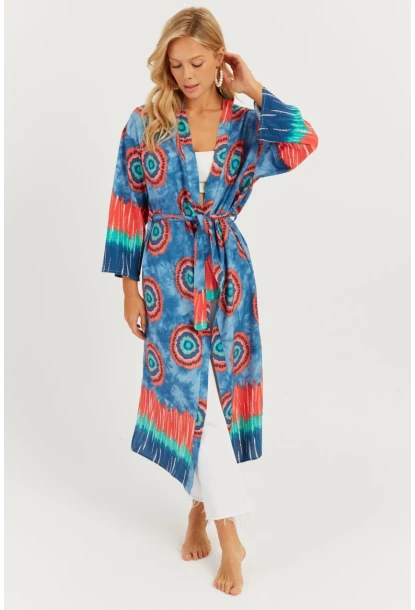 Kadın Multi Desenli Kimono GÇ155