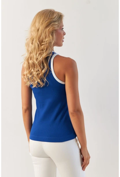 Kadın Saks Biyeli Bluz MSH124