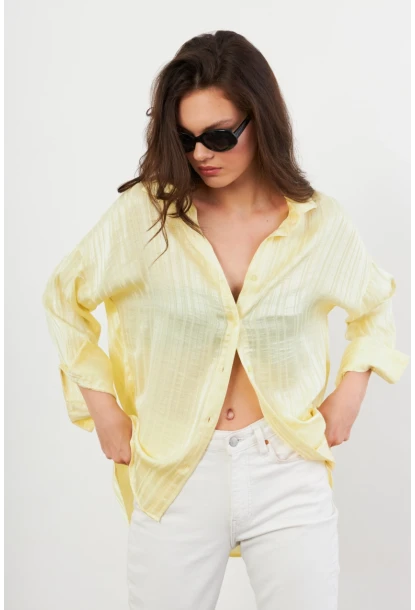 Kadın Sarı Lizbon Gömlek CAR1101-90