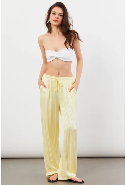 Kadın Sarı Lizbon Pantolon CAR1185